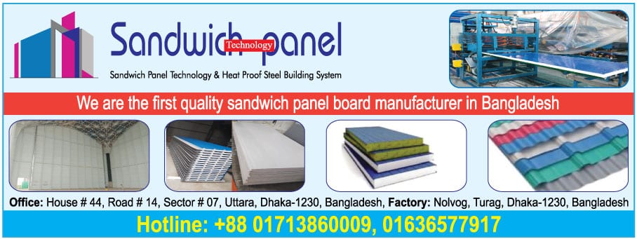 Sandwich Panel Technology Home Page Ad